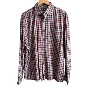 Johnnie-O Ajax Hangin' Out Button Down Autumn Plaid XL